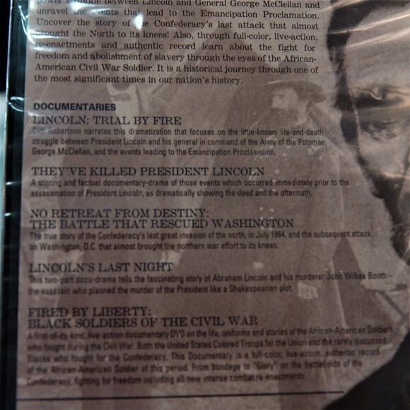 Abraham Lincoln Trial By Fire DVD Documentary - Picture 5 of 5